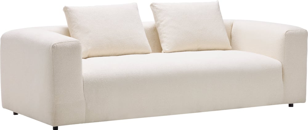 RAYAS 3er-Sofa 405885630312 Grösse B: 237.0 cm x T: 105.0 cm x H: 64.5 cm Farbe Creme Bild Nr. 1