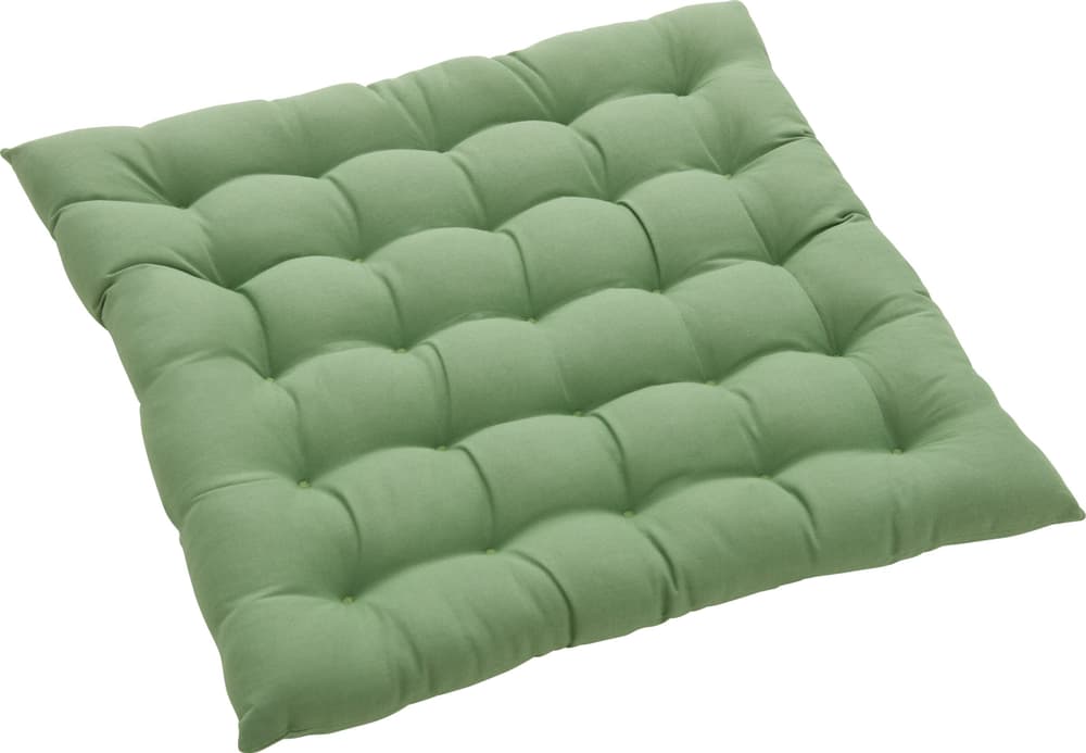 TERESA Cuscino sedia 450780640260 Colore Verde Dimensioni L: 40.0 cm x A: 40.0 cm N. figura 1