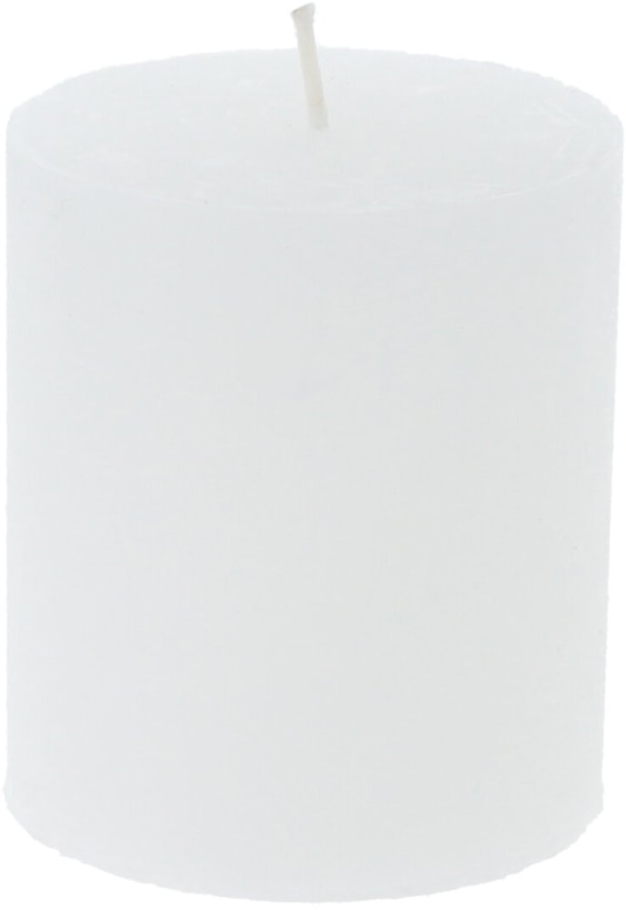 Candela cilindria rustico Candela Balthasar 656207000001 Colore Bianco Dimensioni ø: 7.0 cm x A: 8.0 cm N. figura 1