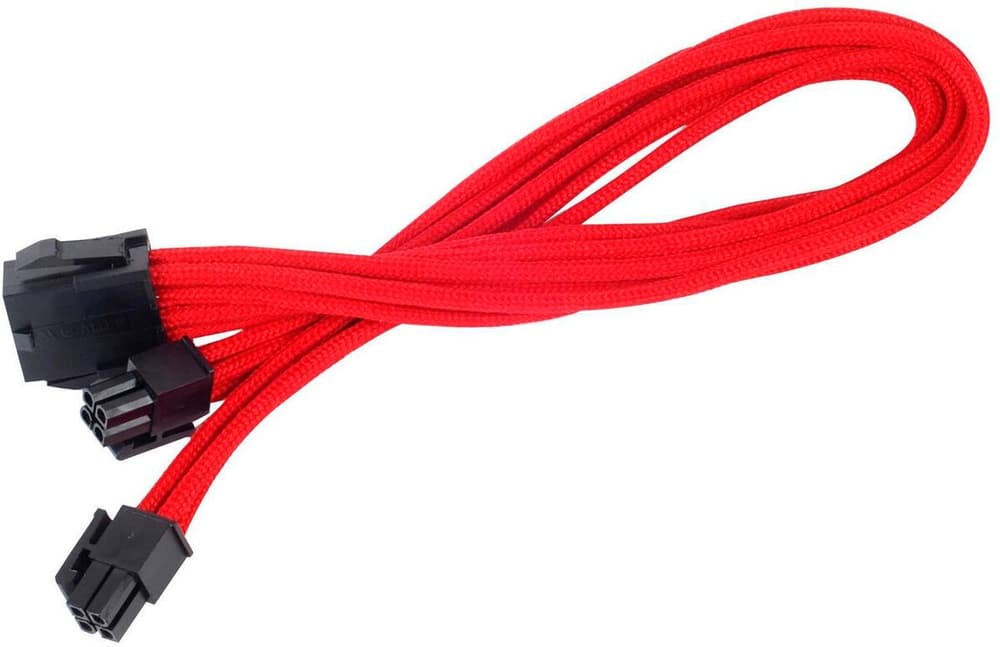 8Pin - 4+4Pin EPS rouge Câble d'alimentation interne SilverStone 785302405429 Photo no. 1
