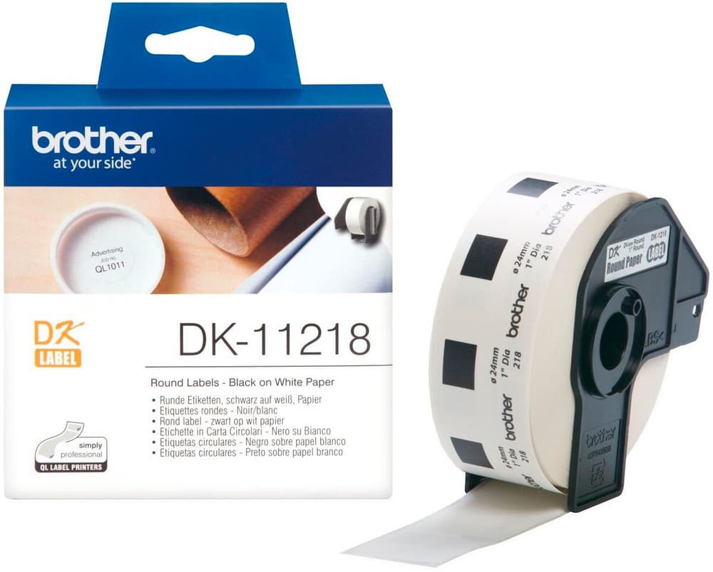 DK-11218 Thermo Direct Ø 24 mm Étiquette Brother 785302404222 Photo no. 1