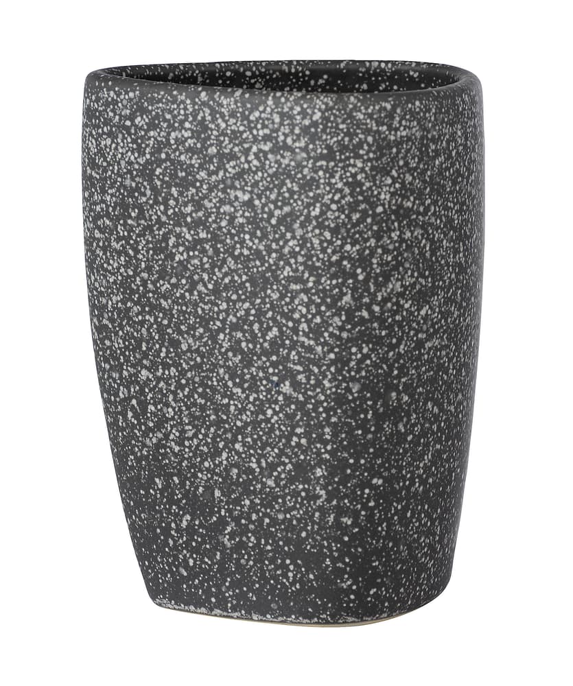 Bicchiere portaspazzolini Pion in ceramica grigio Bicchiere WENKO 674073600000 N. figura 1