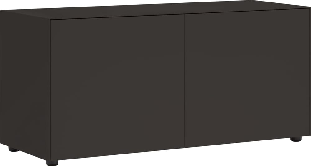 LUX Kommode 400836400084 Grösse B: 120.0 cm x T: 46.0 cm x H: 56.0 cm Farbe Anthrazit Bild Nr. 1