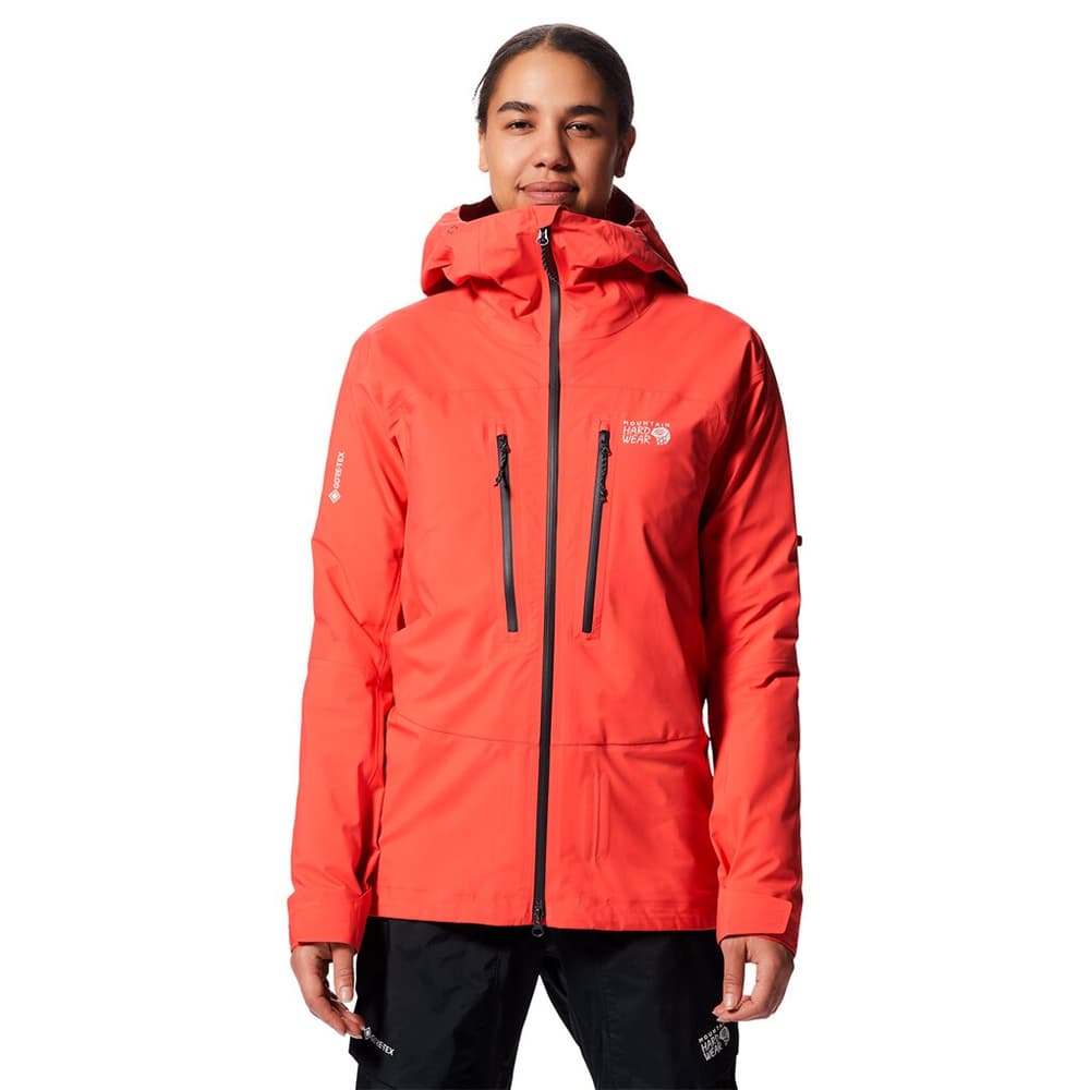W High Exposure™ Jacket Giacca da ski MOUNTAIN HARDWEAR 468857400231 Taglie XS Colore rosso chiaro N. figura 1