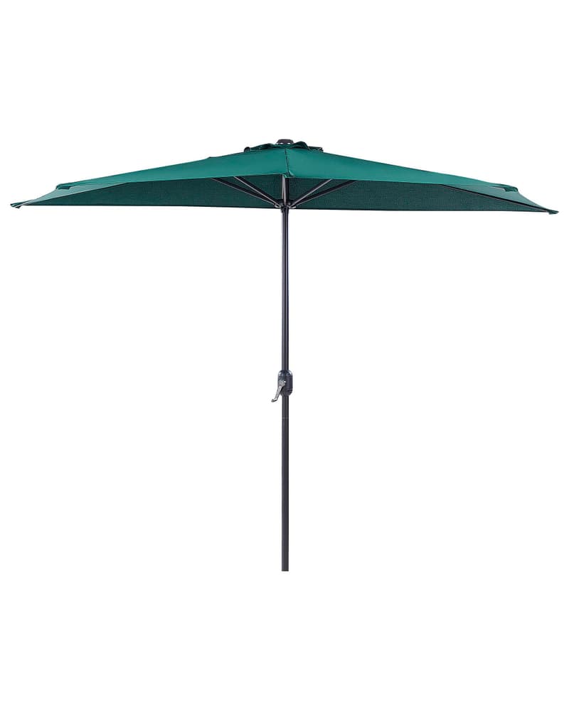 Parasol de jardin semi-circulaire 270 cm vert GALATI Parasol demi-rond Beliani 753829800000 Photo no. 1