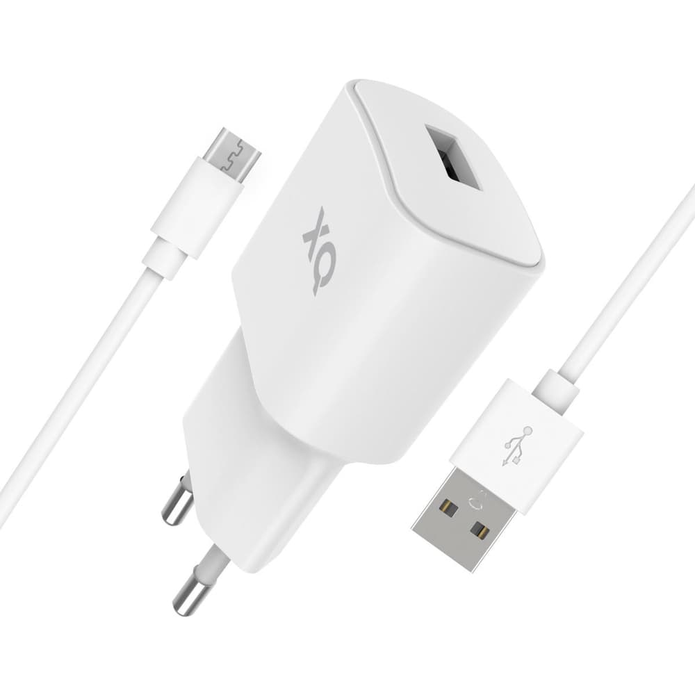 Travel Charger 2.4A Single USB EU- Micro US Chargeur universel XQISIT 798647300000 Photo no. 1