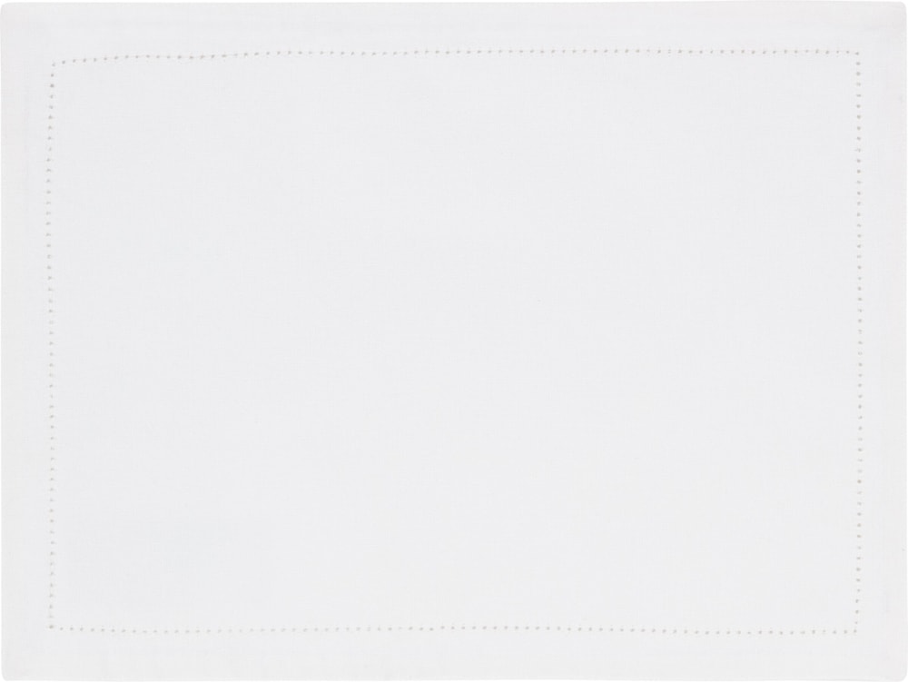 BERNABE Tovaglietta 450787610010 Colore Bianco Dimensioni L: 45.0 cm x A: 33.0 cm N. figura 1