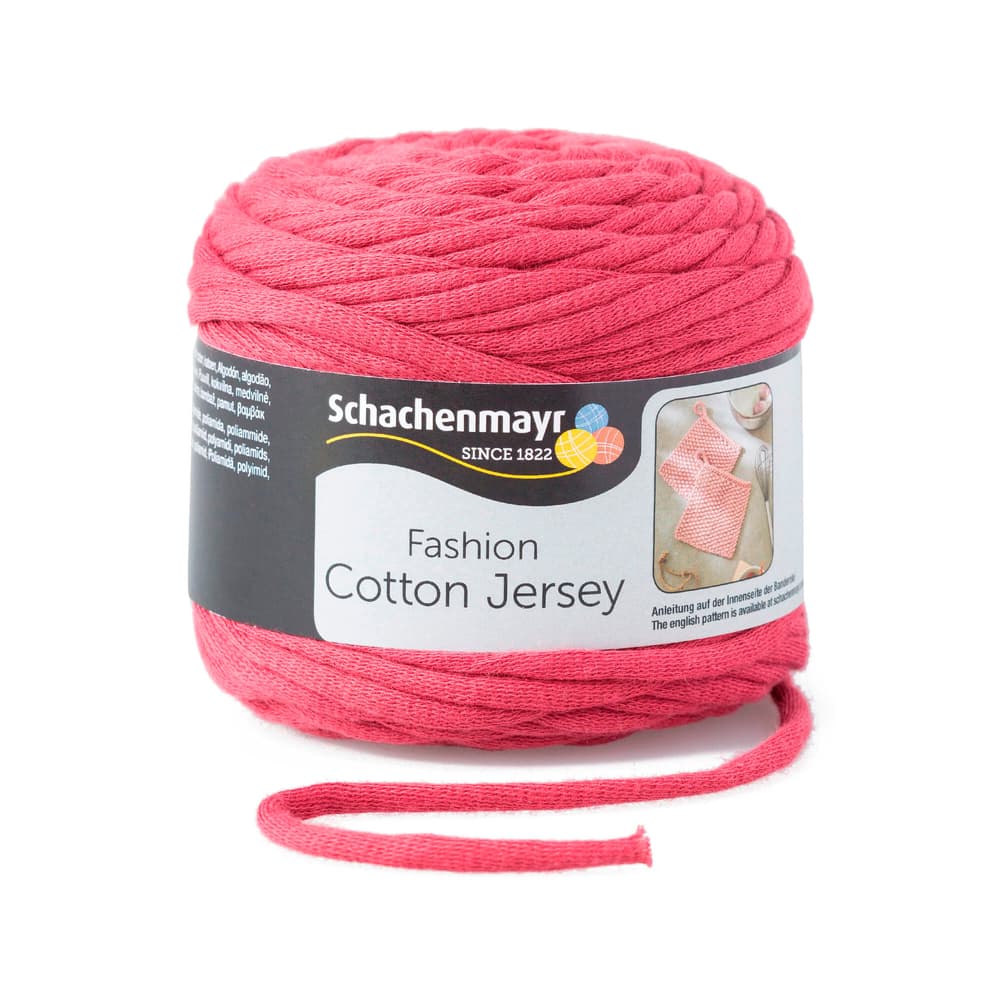 Wolle Cotton Jersey Wolle Schachenmayr 667089200060 Farbe Weinrot Grösse L: 9.0 cm x B: 9.0 cm x H: 9.0 cm Bild Nr. 1