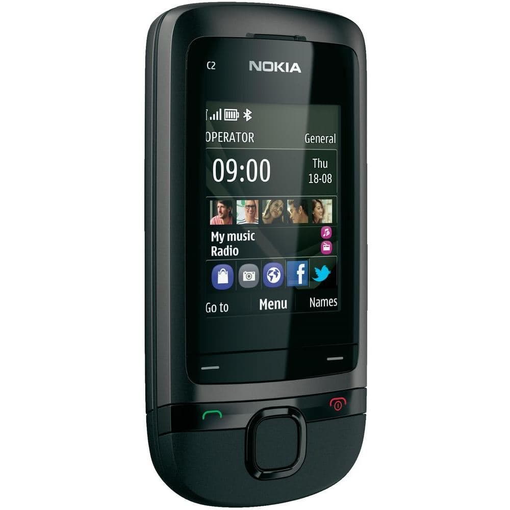 Nokia C2-05 Dynamic Grey Mobiltelefon 95110003035313 Bild Nr. 1