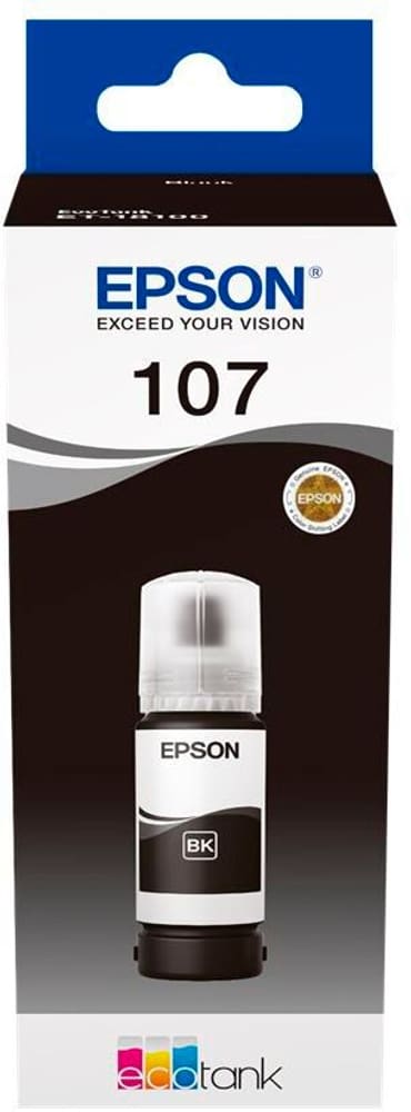 107 EcoTank Black Ink Bottle Cartuccia d'inchiostro Epson 785302432059 N. figura 1