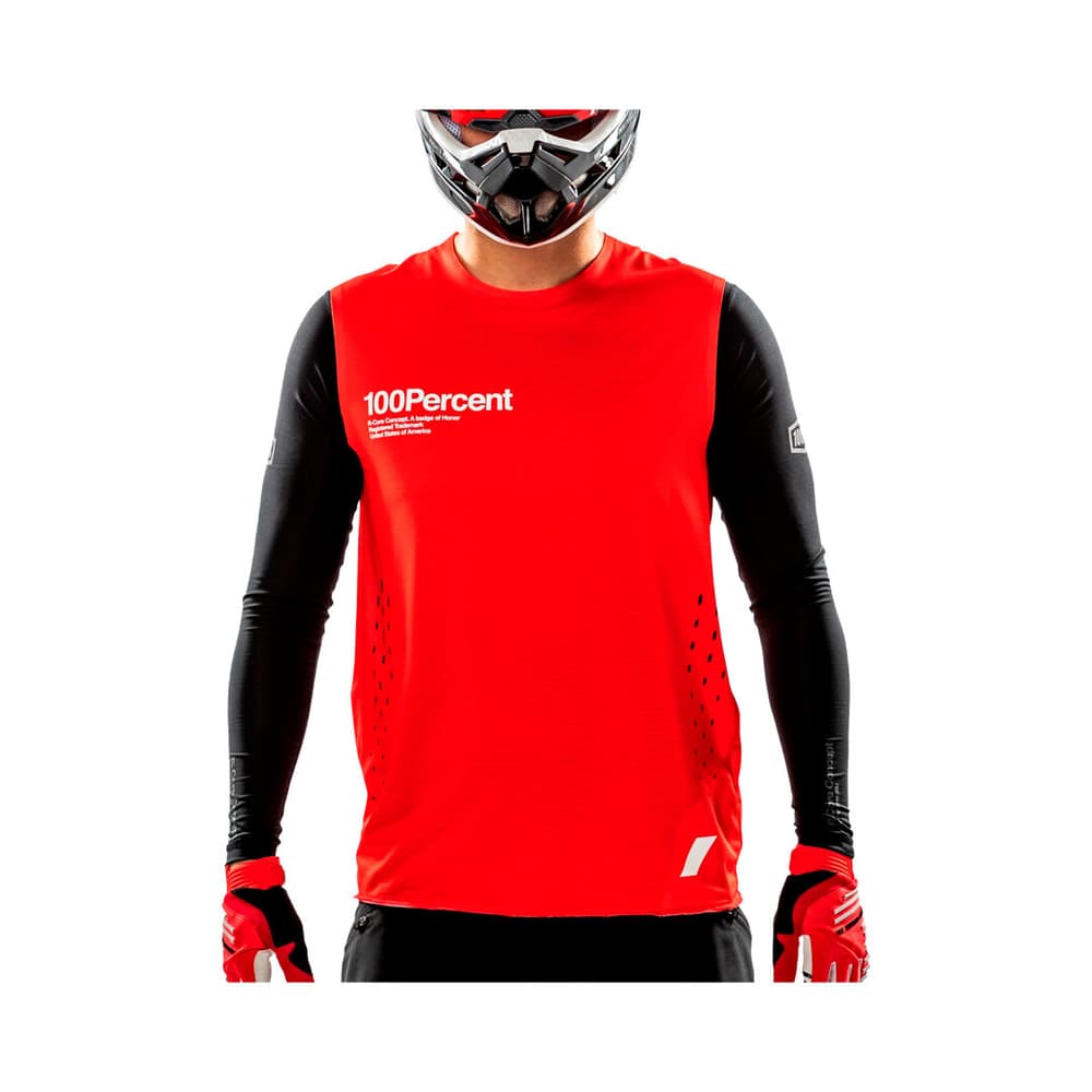 R-Core Concept Maglietta da bici 100% 468547600630 Taglie XL Colore rosso N. figura 1