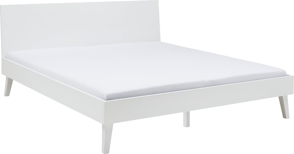 CARA Lit CARA Lit 404499700000 Dimensions L: 160.0 cm x P: 200.0 cm Couleur Blanc Photo no. 1