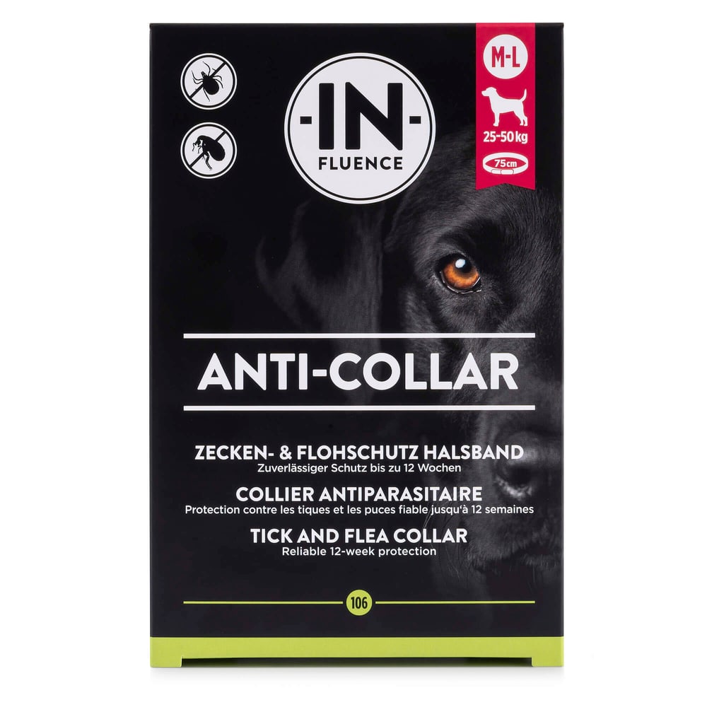 Anti-Collar cane M-L, 75 cm Collare di protezione dai parassiti meikocare 658370000000 N. figura 1