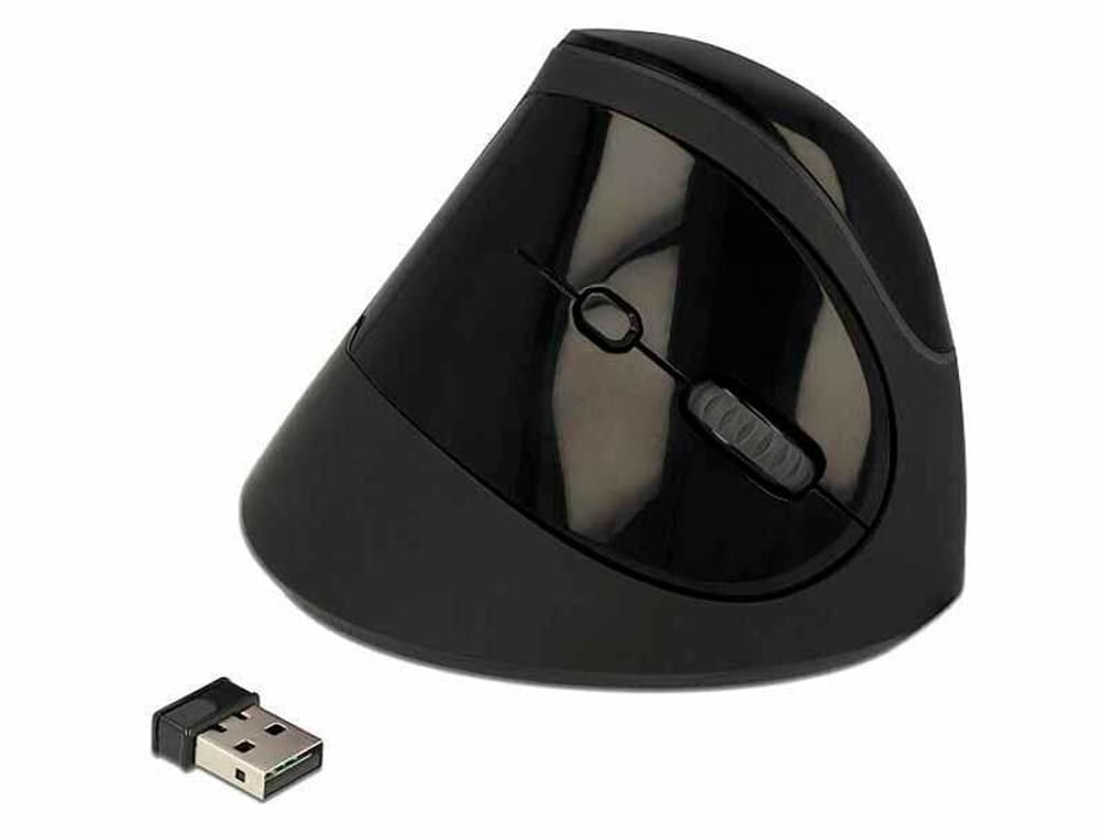 Ergonomico 12599 USB senza fili Mouse DeLock 785300191324 N. figura 1