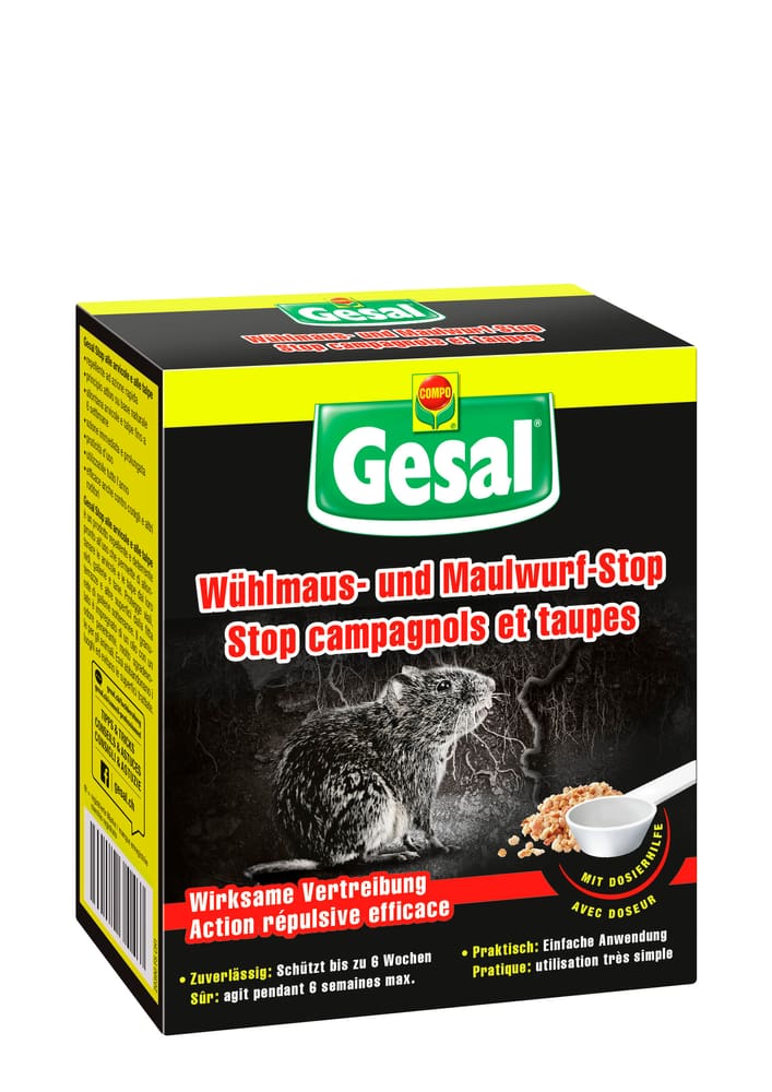 Stop campagnols et taupes, 200 g Répulsif pour insectes Compo Gesal 658240800000 Photo no. 1