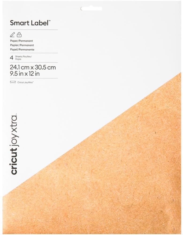 Joy Xtra Carta adesiva Joy Xtra Kraft 24 x 30 cm, 4 fogli, marrone Materiali da taglio per plotter Cricut 785302414478 N. figura 1