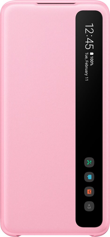 Clear View Book-Cover Pink Smartphone Hülle Samsung 785300151168 Bild Nr. 1