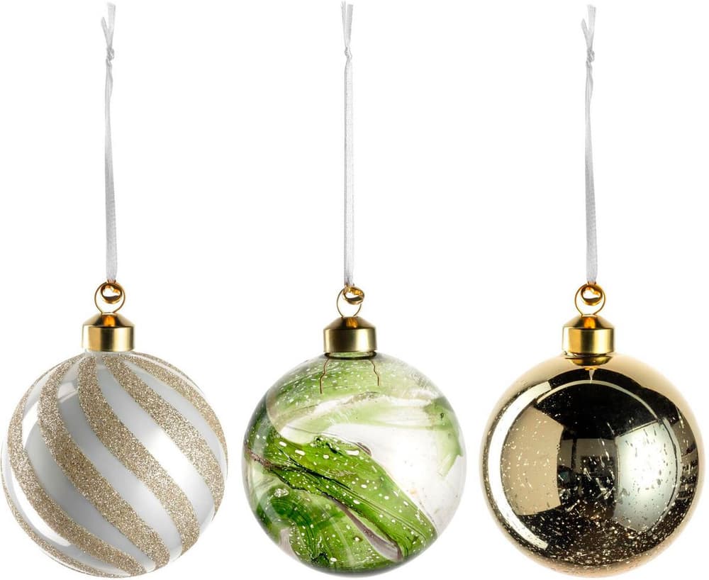 Weihnachtskugel Set Magico 12 Stück assortiert, H:10cm, D:8cm Baumschmuck Leonardo 785302444556 Bild Nr. 1