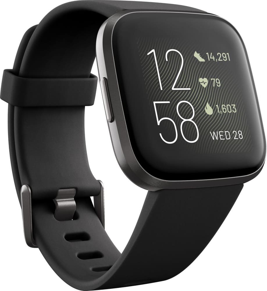 Versa 2 Black / Carbon Aluminum Smartwatch Fitbit 79870700000019 Bild Nr. 1