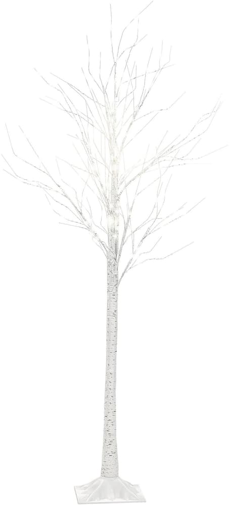 Sapin de Noël avec décoration LED 190 cm blanc LAPPI Éclairage de Noël Beliani 615186700000 Photo no. 1