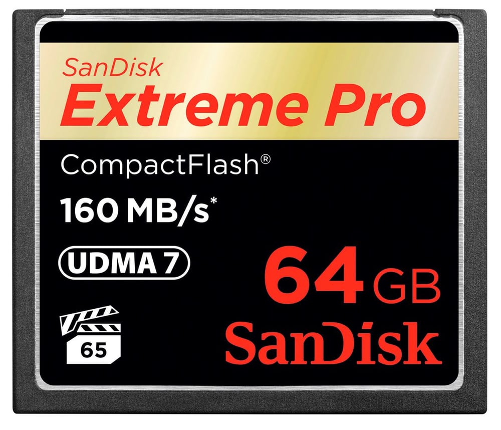 ExtremePro 160MB/s Compact Flash 64GB Scheda di memoria SanDisk 785300124250 N. figura 1