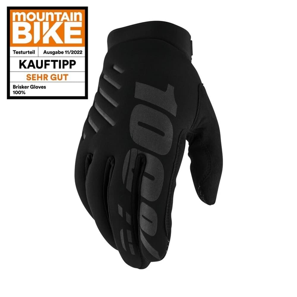 Brisker Bike-Handschuhe 100% 469462600620 Grösse XL Farbe schwarz Bild-Nr. 1
