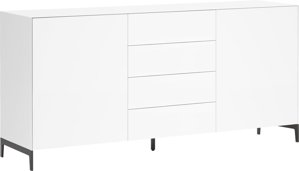 LUX Sideboard 400838400000 Dimensioni L: 180.0 cm x P: 46.0 cm x A: 86.5 cm Colore Bianco N. figura 1