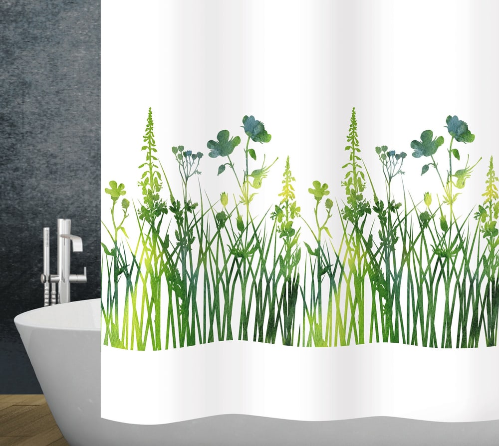 Tenda da doccia Joya 120 x 200 cm Tenda da doccia diaqua 674090800000 Colore Bianco verde Dimensioni 120x200 cm N. figura 1
