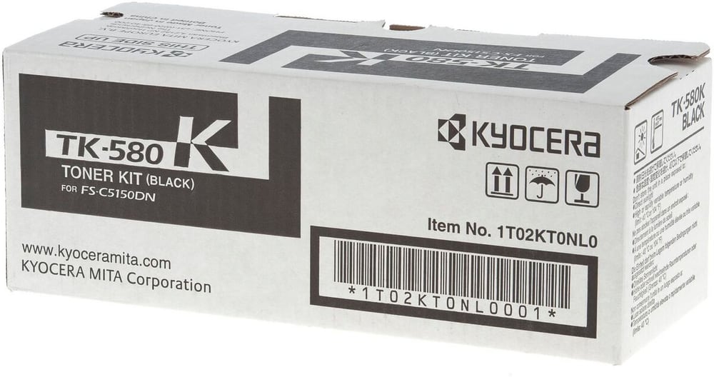 TK-580K Black Toner Kyocera 785302430717 Photo no. 1