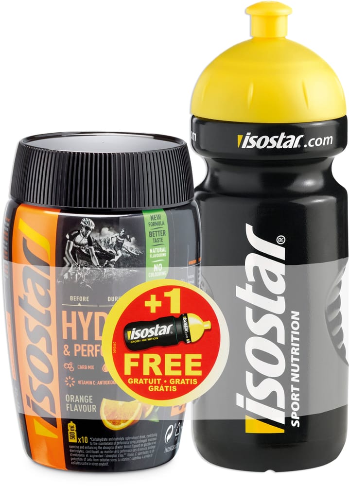 Hydrate + Perform Bundle Sportgetränk Isostar 463086103193 Farbe farbig Geschmack Orange Bild-Nr. 1