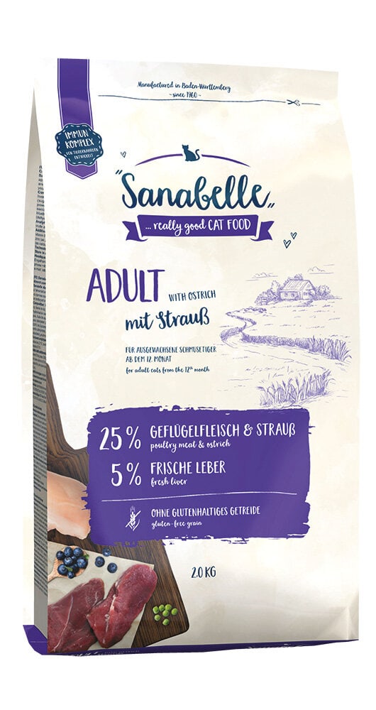 Adult autruche, 2 kg Aliments secs Sanabelle 658342700000 Photo no. 1