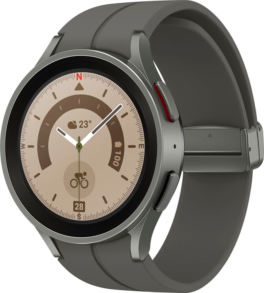 Galaxy Watch 5 Pro 45mm LTE Titanium Grey Smartwatch Samsung 785302423737 Bild Nr. 1