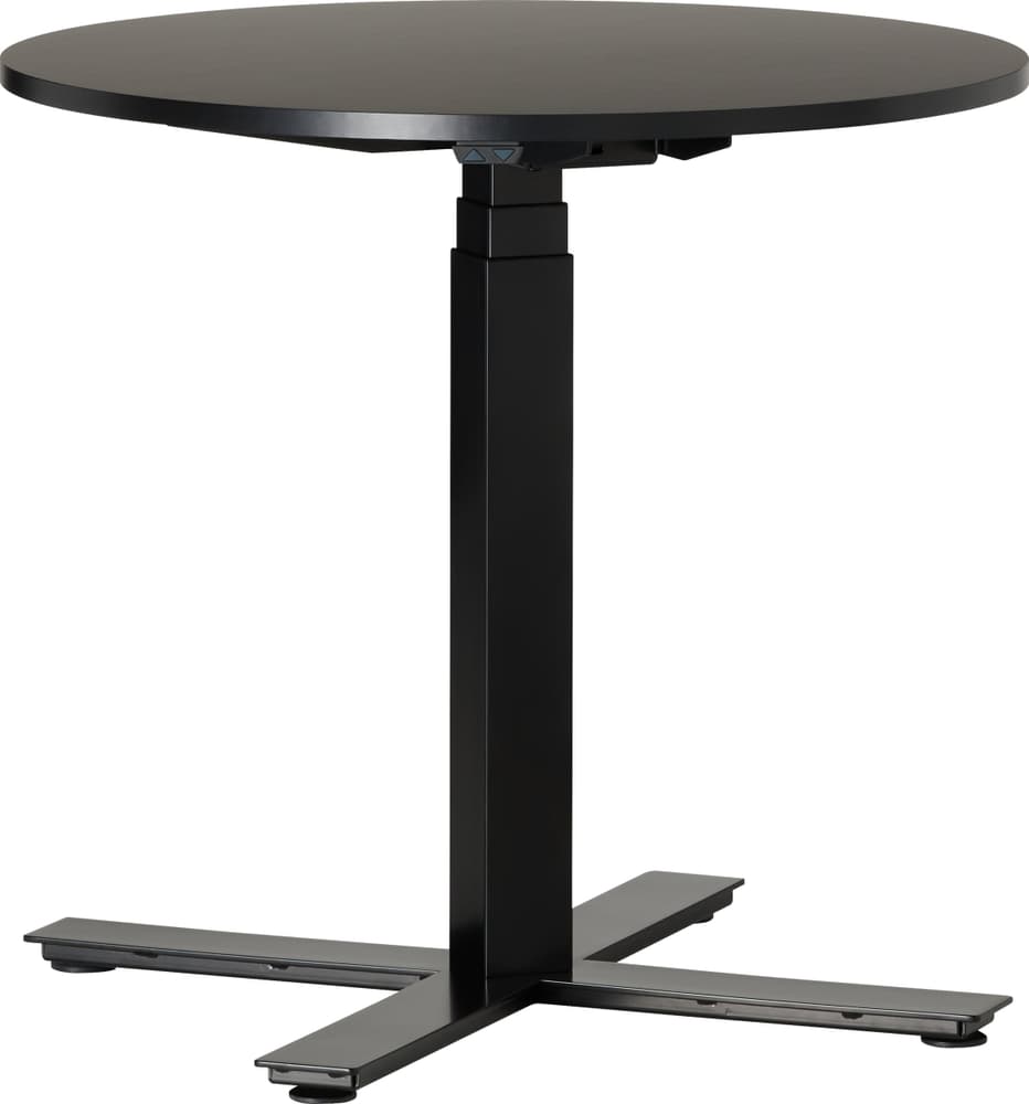 FLEXCUBE Tavolo da riunione regolabile in altezza 401932000000 Dimensioni A: 62.5 cm Colore Nero N. figura 1
