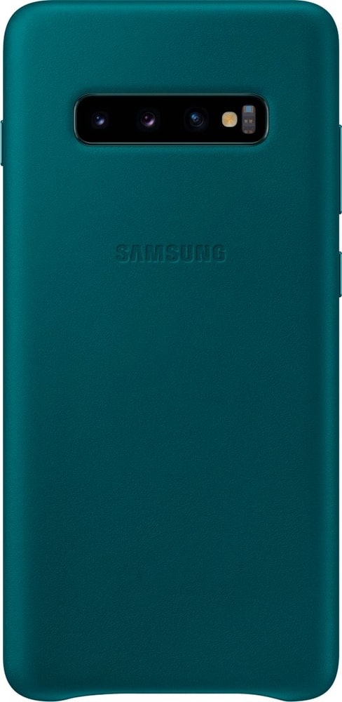 Galaxy S10+, Leder gn Smartphone Hülle Samsung 785300142487 Bild Nr. 1