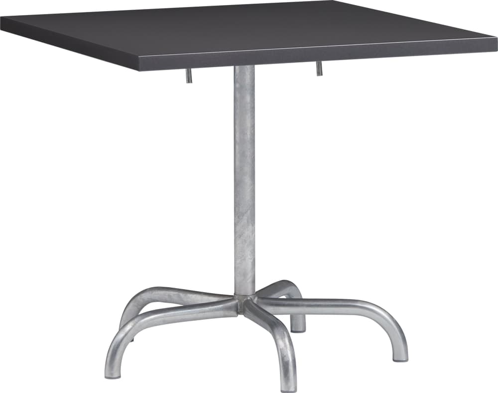 SÄNTIS Table pliante Schaffner 408025100084 Dimensions L: 80.0 cm x P: 80.0 cm x H: 72.0 cm Couleur Anthracite Photo no. 1