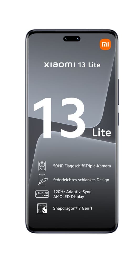 Xiaomi 13 Lite 128GB - black Smartphone Xiaomi 785302423714 Photo no. 1