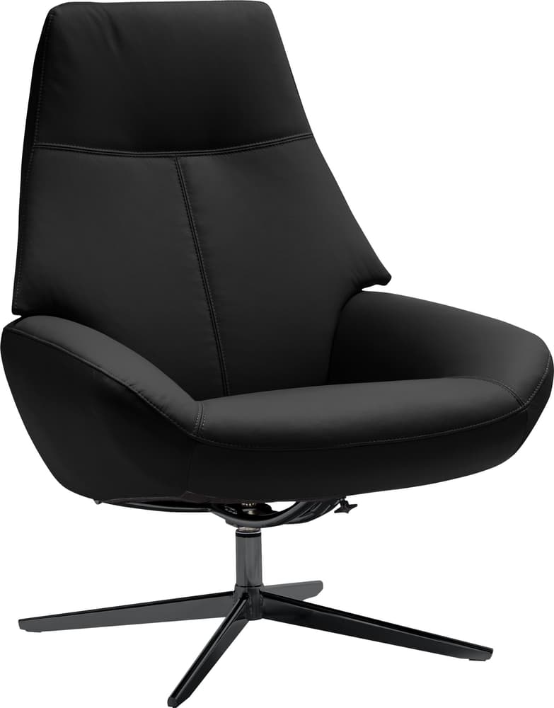 ARNOLD Sessel 402451007020 Grösse B: 78.0 cm x T: 89.0 cm x H: 106.0 cm Farbe Schwarz Bild Nr. 1