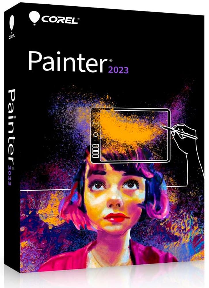 Painter 2023 Box, versione completa, Windows/Mac, DE/FR/EN Applicazione di modifica dell'immagine (Box) Corel 785302420632 N. figura 1