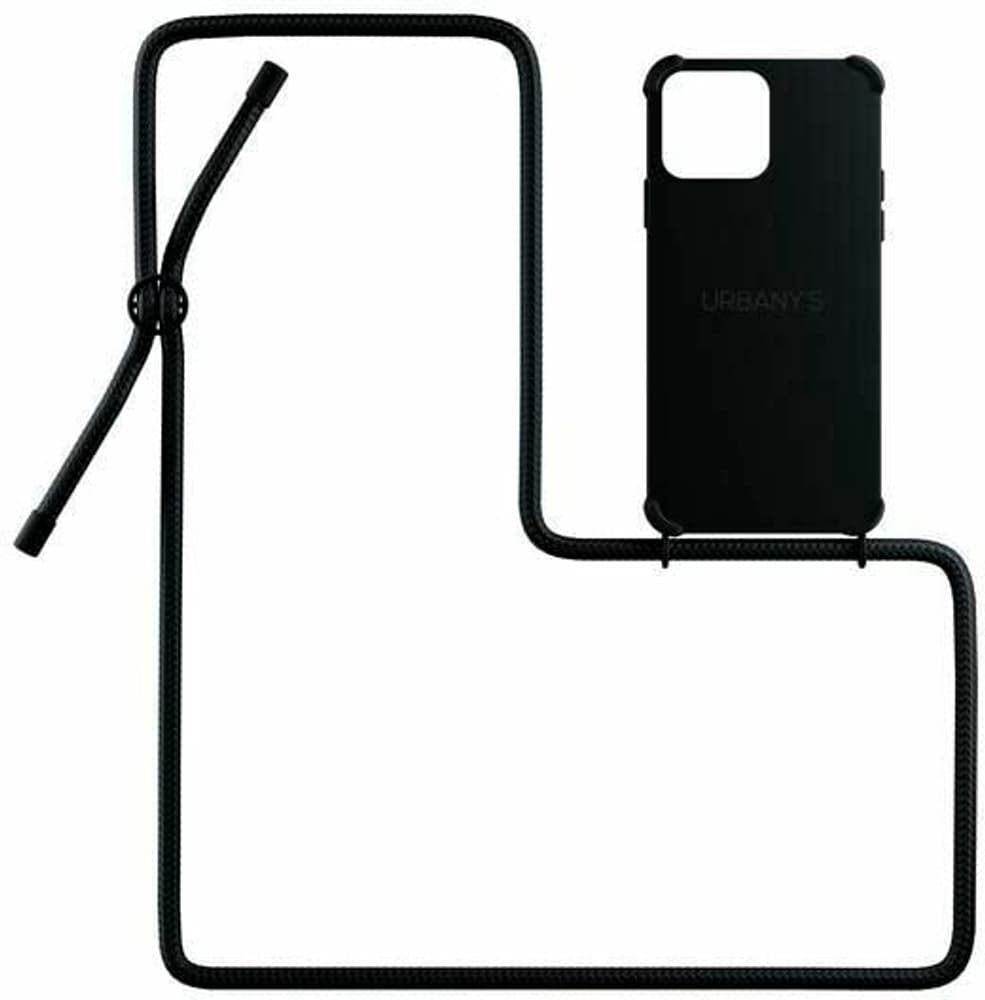 Necklace Case iPhone 14 Pro Max All Black Matt Cover smartphone Urbany's 785302402867 N. figura 1
