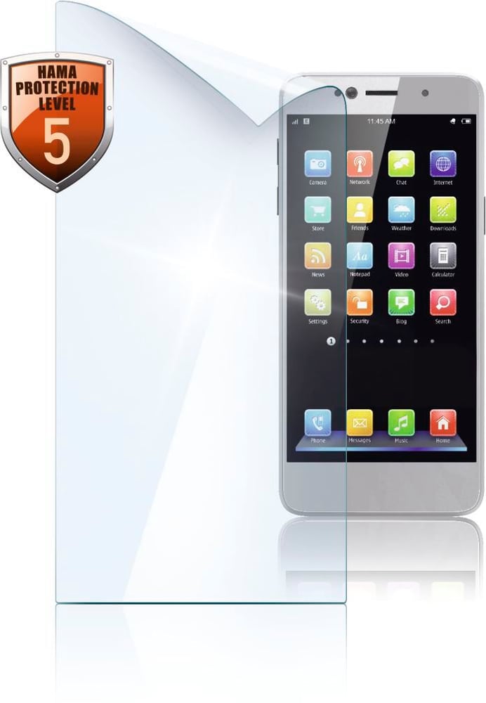 Proteggi schermo universale "Crystal Clear", 2 pezzi Pellicola protettiva per smartphone Hama 785300181117 N. figura 1