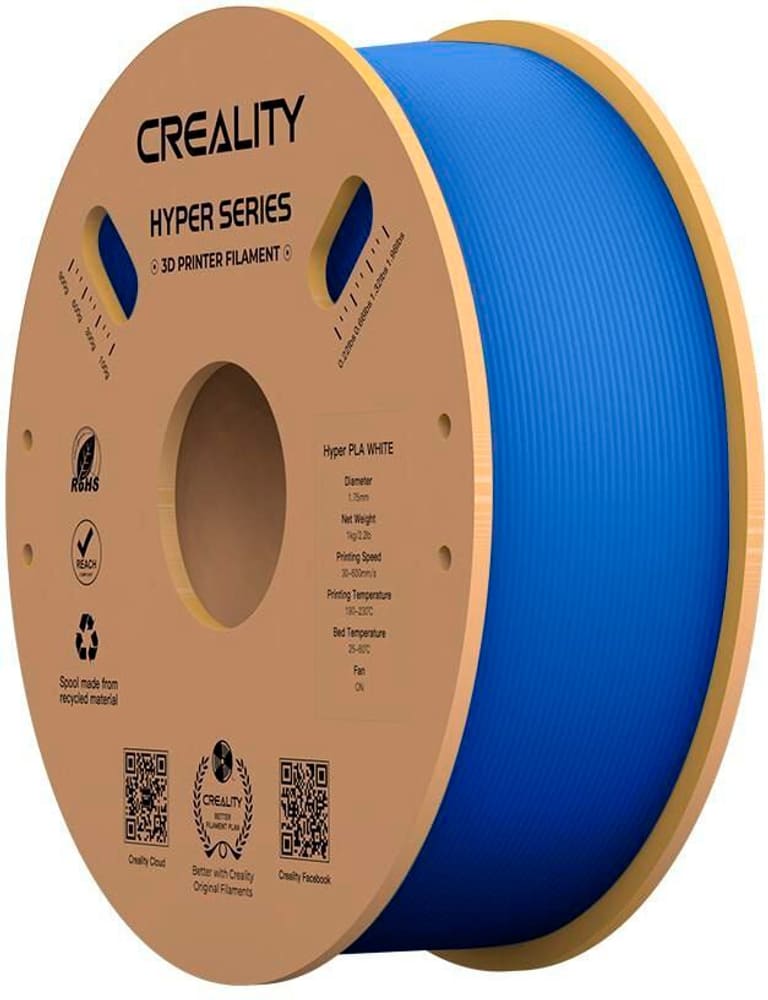 Filamento PLA Hyper, blu, 1,75 mm, 1 kg Filamento per stampante 3D Creality 785302414960 N. figura 1