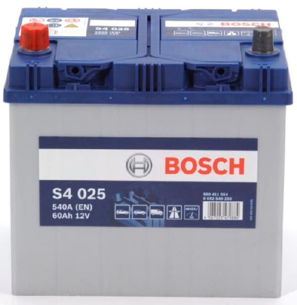 Batteria 12V/60Ah/540A Batteria per auto Bosch 621104500000 N. figura 1