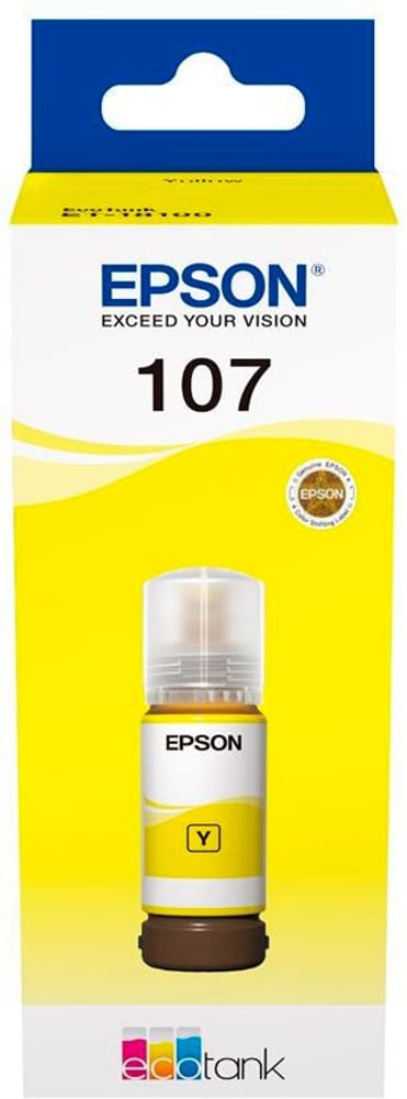 107 EcoTank Yellow Ink Bottle Cartuccia d'inchiostro Epson 785302432062 N. figura 1