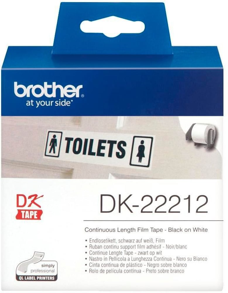 DK-22212 Thermo Direct 62 mm x 15.24 m Etiketten Brother 785302404221 Bild Nr. 1
