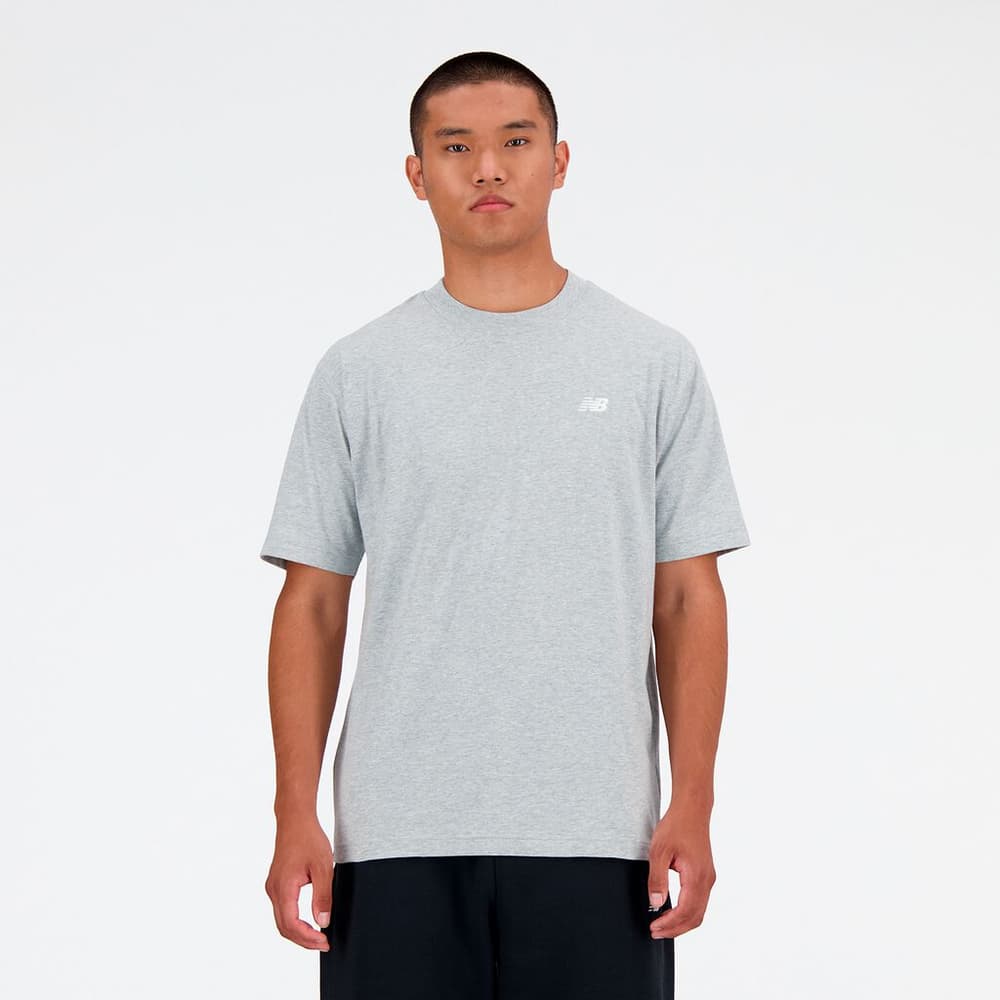 Sport Essentials Small Logo T-Shirt T-shirt New Balance 474128400581 Taglie L Colore grigio chiaro N. figura 1