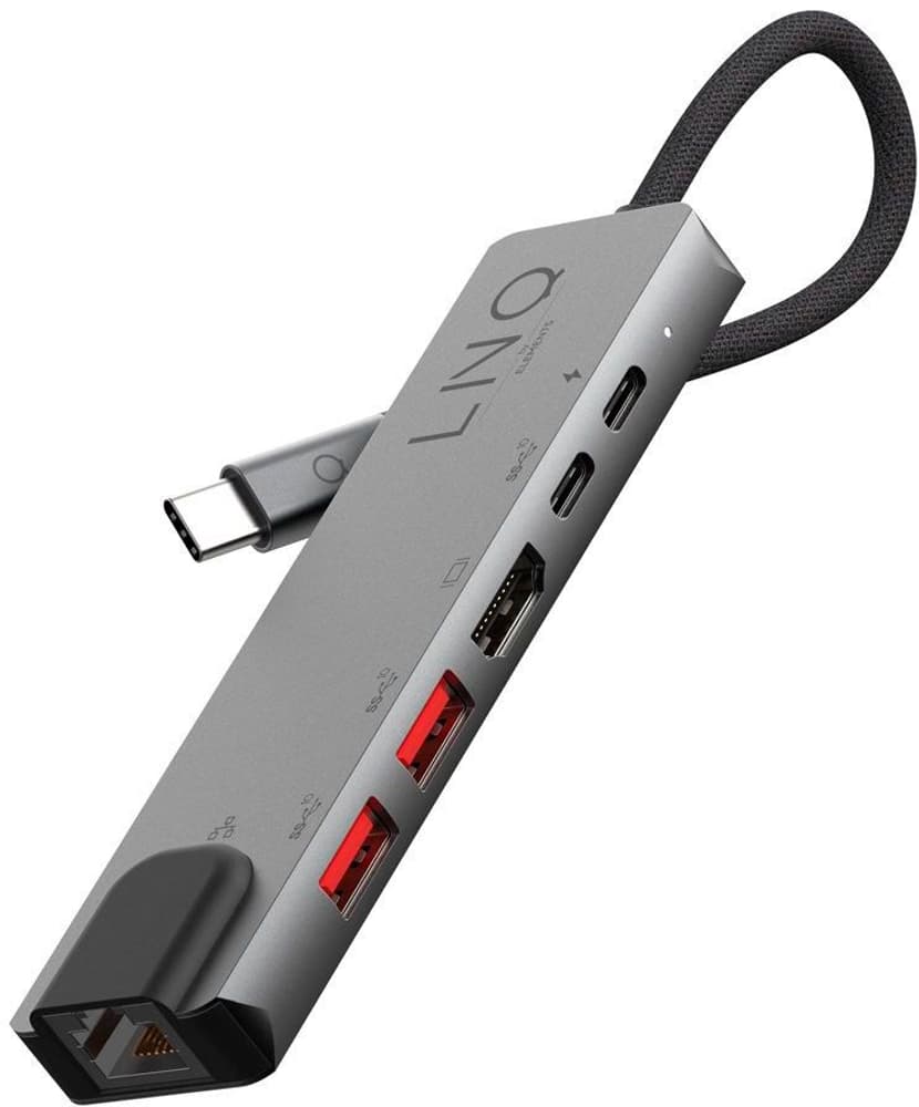 6in1 PRO USB-C Multiport Hub Universal-Ladegerät LINQ 785302424798 Bild Nr. 1