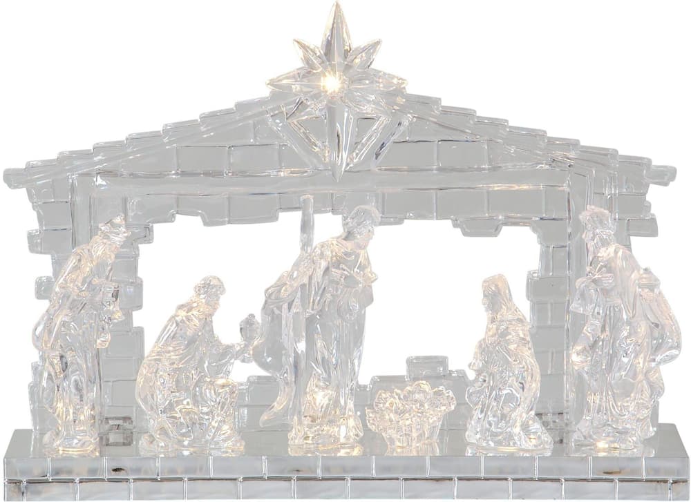 LED Crèche Ice lxH : 30x22cm, Batt. 3xAAA m Timer 6/18h Scènes de Noël Star Trading 785302444745 Photo no. 1