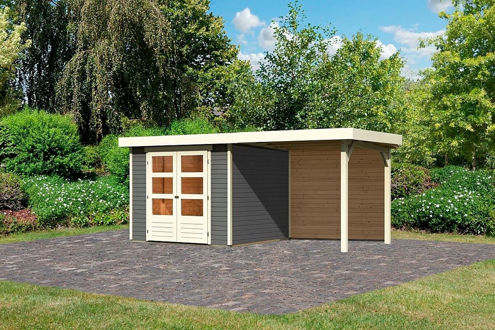 Abri de jardin Askola 3.5 set, 19 mm Cabane de jardin Karibu 647451600000 Photo no. 1