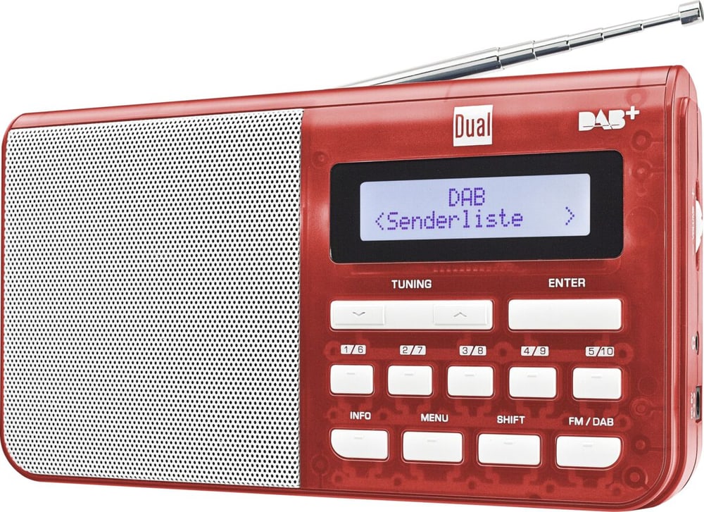 DAB 4.1 T - Rouge Radio DAB+ Dual 77302230000016 Photo n°. 1