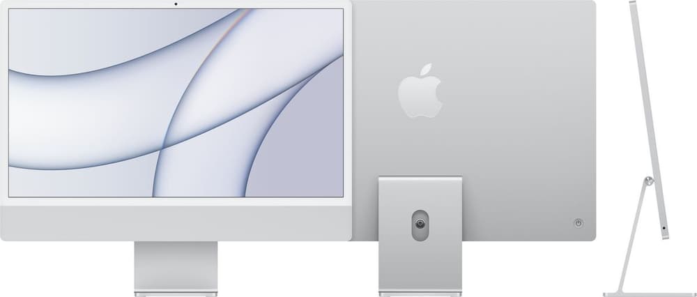 iMac 24 4.5K M1 7CGPU 256GB GbE silver PC tout-en-un Apple 799130300000 Photo no. 1